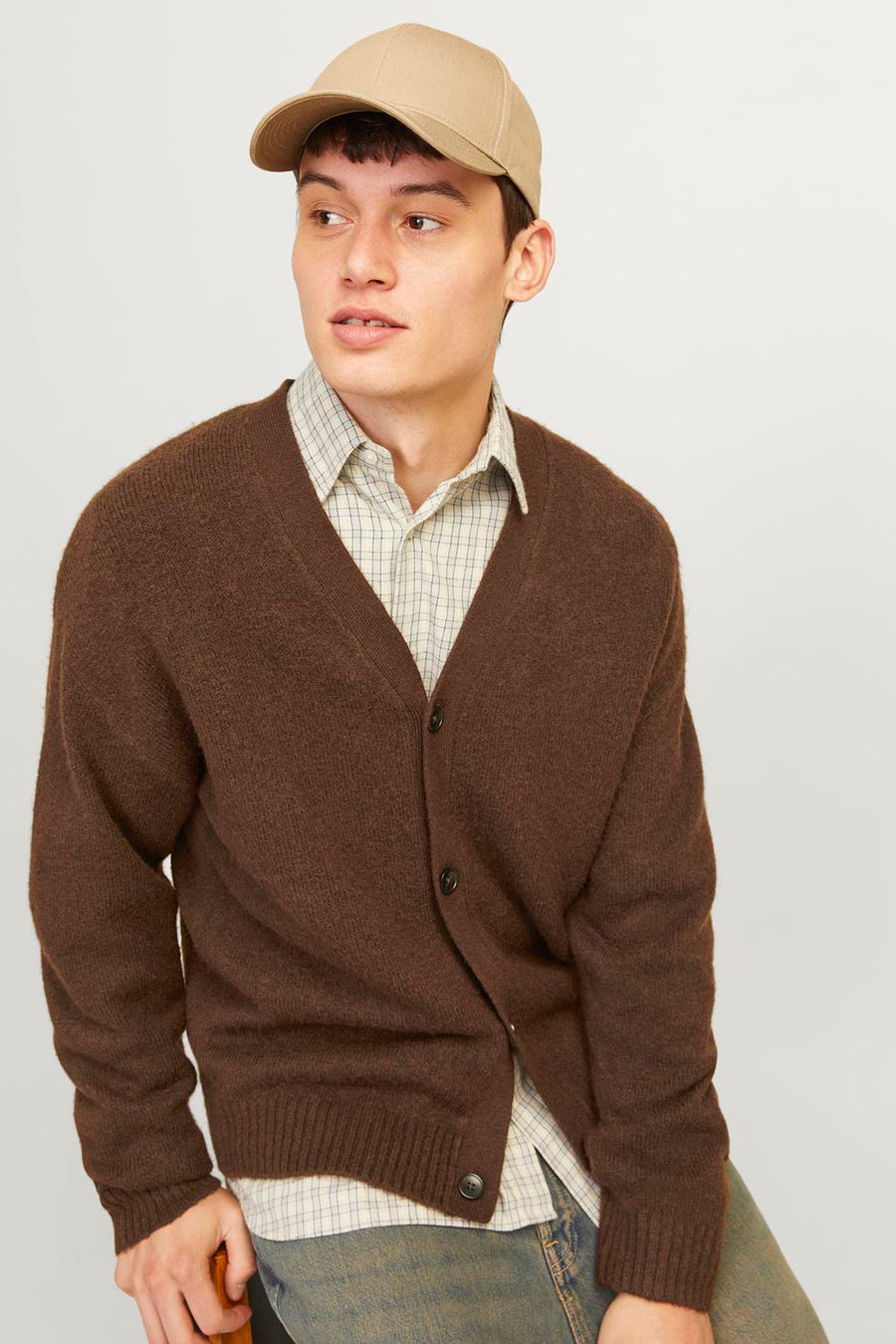 Gilet Bruin - ORIGINALS BY JACK & JONES