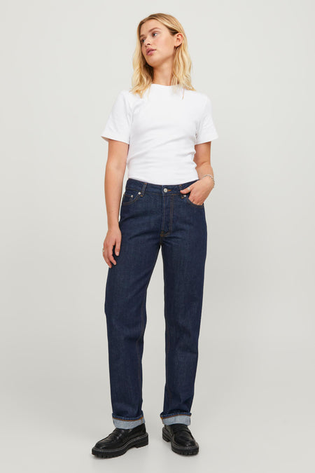 Jeans straight Dark blue denim - JJXX