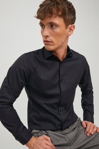 Hemd (lange mouwen) Zwart - PREMIUM by JACK & JONES
