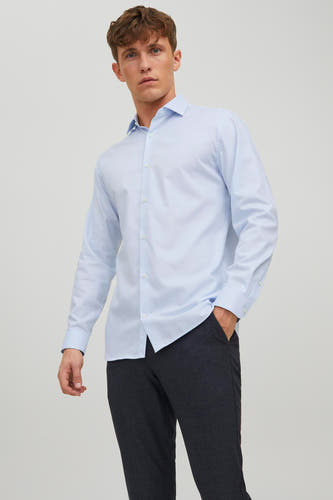 Hemd (lange mouwen) Blauw - PREMIUM by JACK & JONES