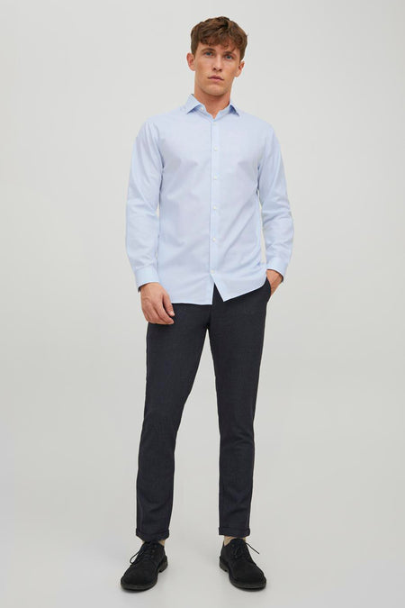 Hemd (lange mouwen) Blauw - PREMIUM by JACK & JONES
