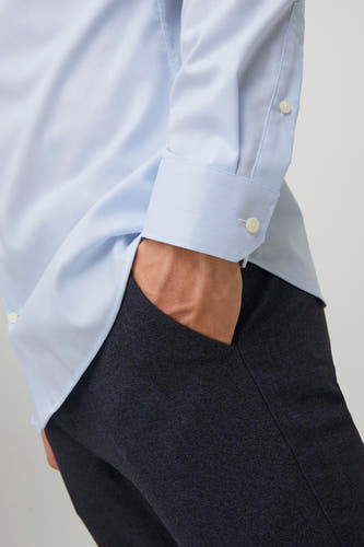 Hemd (lange mouwen) Blauw - PREMIUM by JACK & JONES