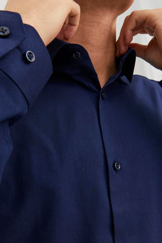 Hemd (lange mouwen) Blauw - PREMIUM by JACK & JONES
