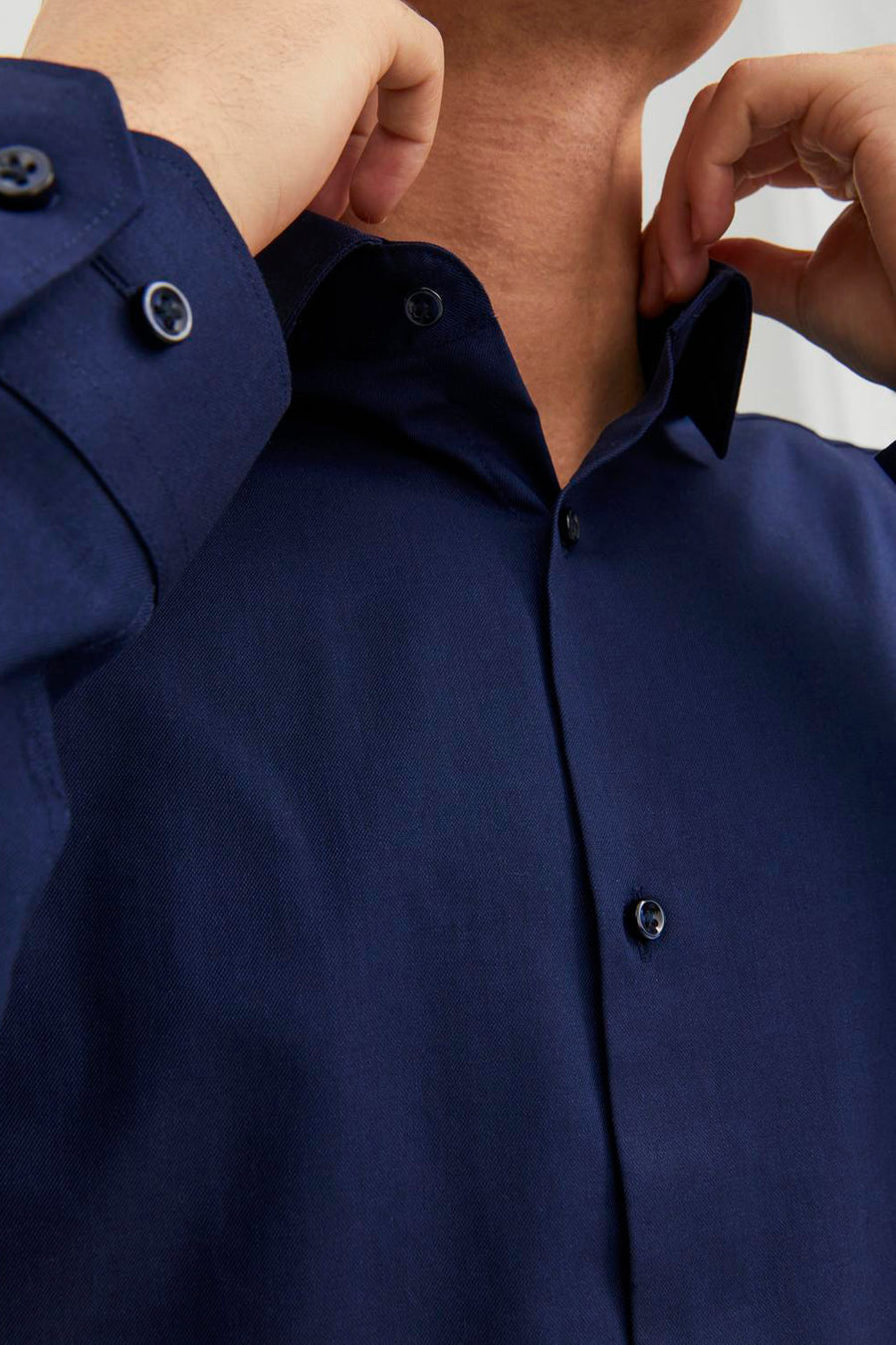 Hemd (lange mouwen) Blauw - PREMIUM by JACK & JONES