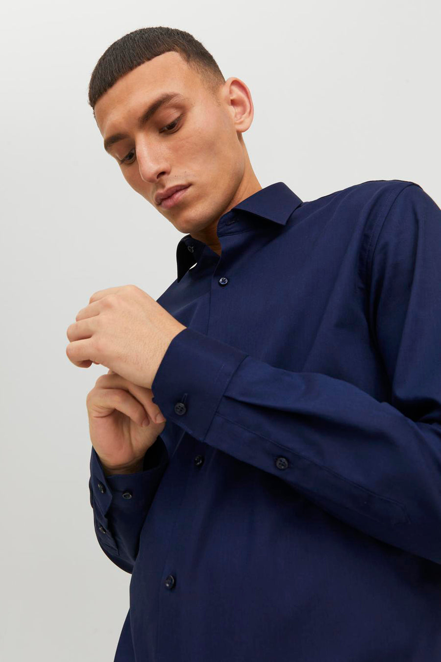 Hemd (lange mouwen) Blauw - PREMIUM by JACK & JONES