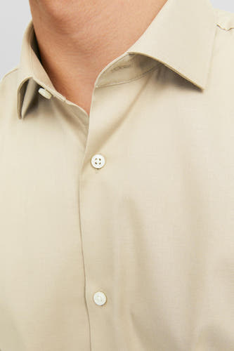 Hemd (lange mouwen) Beige - PREMIUM by JACK & JONES
