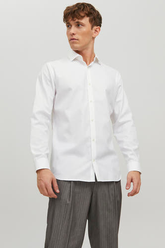 Hemd (lange mouwen) Wit - PREMIUM by JACK & JONES
