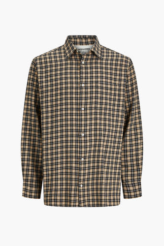 Hemd (lange mouwen) Bruin - ORIGINALS BY JACK & JONES
