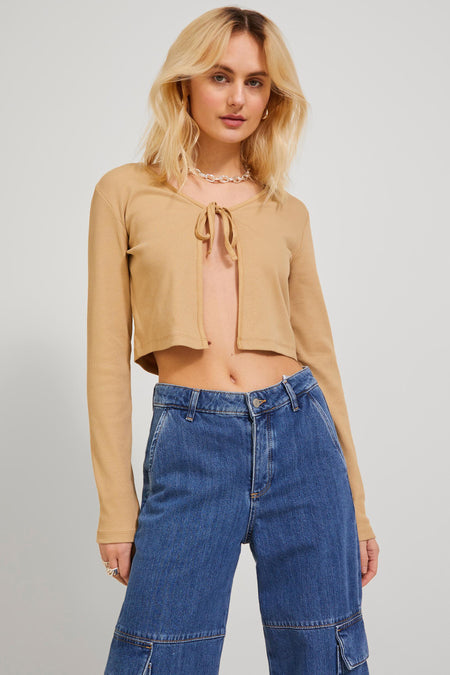 Top (lange mouwen) Beige - JJXX
