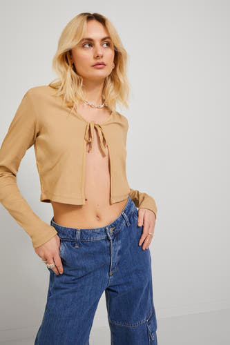 Top (lange mouwen) Beige - JJXX