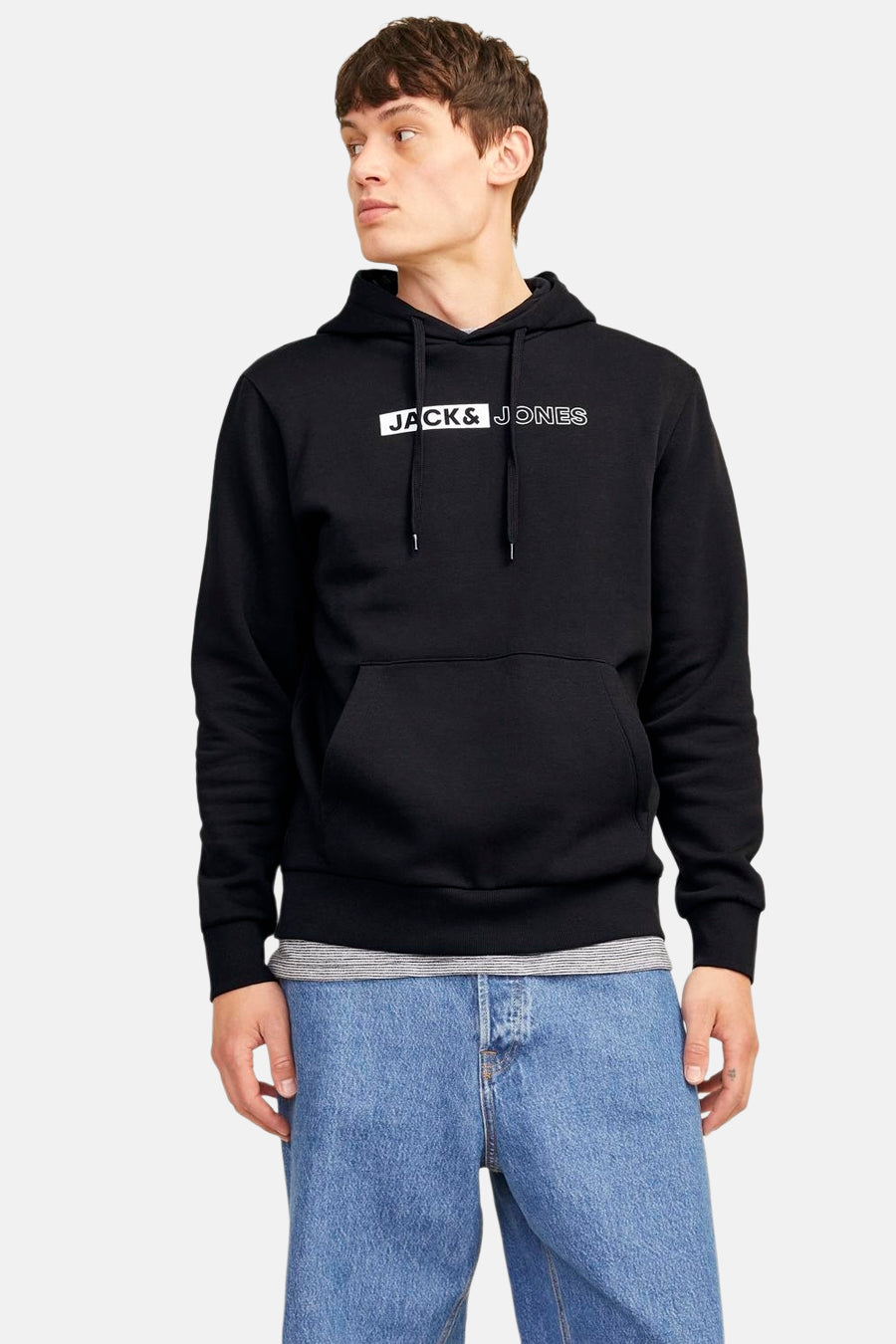 Sweater met kap Zwart - CORE BY JACK & JONES