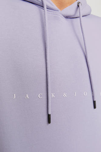 Sweater met kap Paars - ORIGINALS BY JACK & JONES