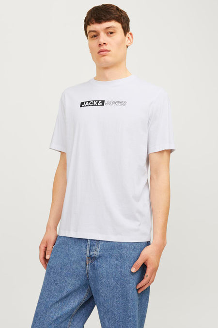 T-shirt (korte mouwen) Wit - CORE BY JACK & JONES