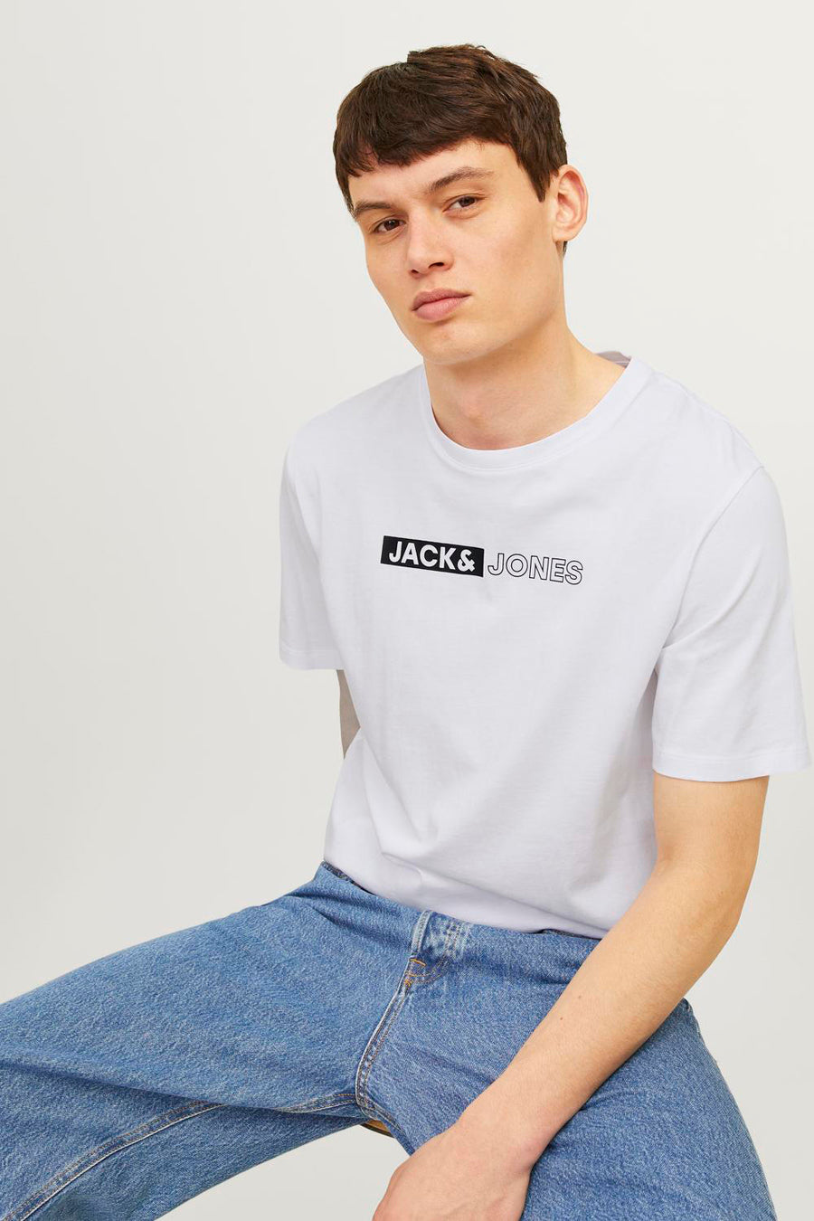 T-shirt (korte mouwen) Wit - CORE BY JACK & JONES