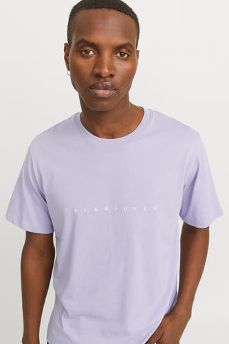 T-shirt (korte mouwen) Paars - ORIGINALS BY JACK & JONES
