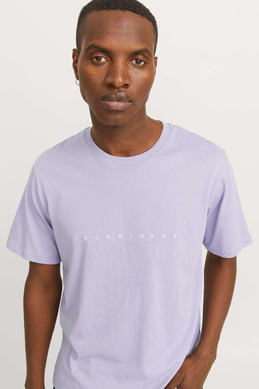 T-shirt (korte mouwen) Paars - ORIGINALS BY JACK & JONES