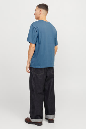 T-shirt (korte mouwen) Blauw - ORIGINALS BY JACK & JONES