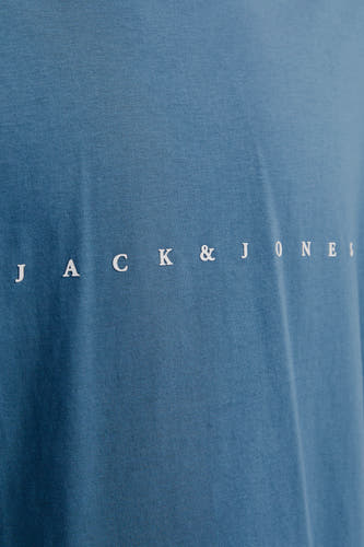 T-shirt (korte mouwen) Blauw - ORIGINALS BY JACK & JONES