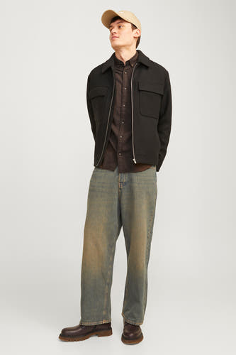 Hemd (lange mouwen) Bruin - ORIGINALS BY JACK & JONES