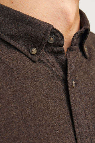 Hemd (lange mouwen) Bruin - ORIGINALS BY JACK & JONES