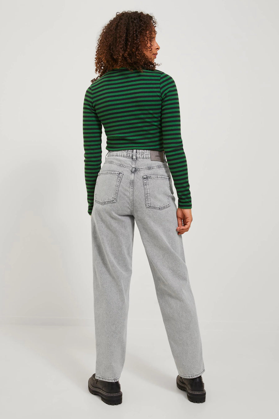 Mom jeans - light grey denim