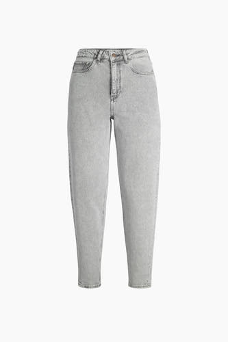 Mom jeans - light grey denim
