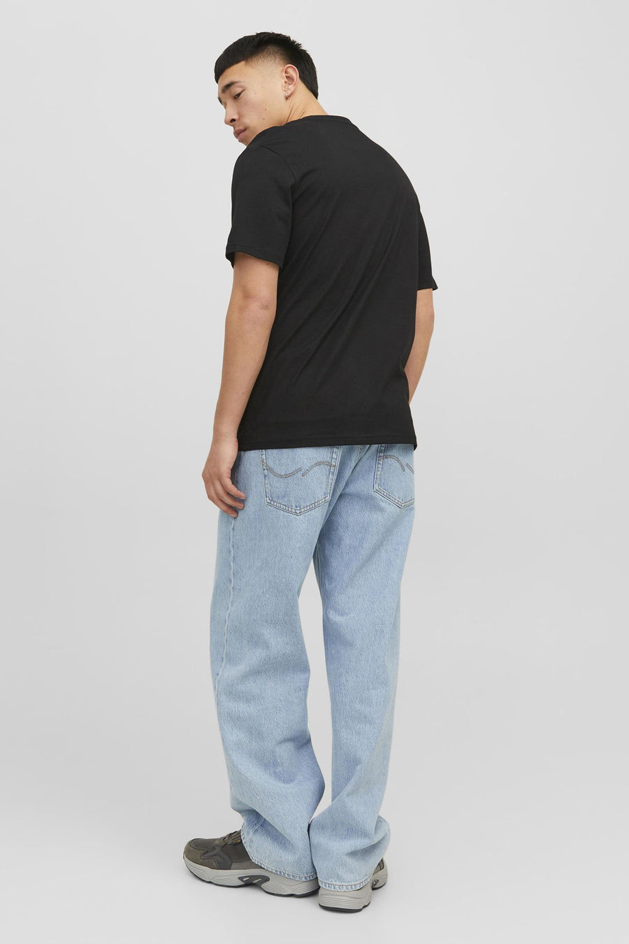 T-shirt (korte mouwen) Zwart - ORIGINALS BY JACK & JONES