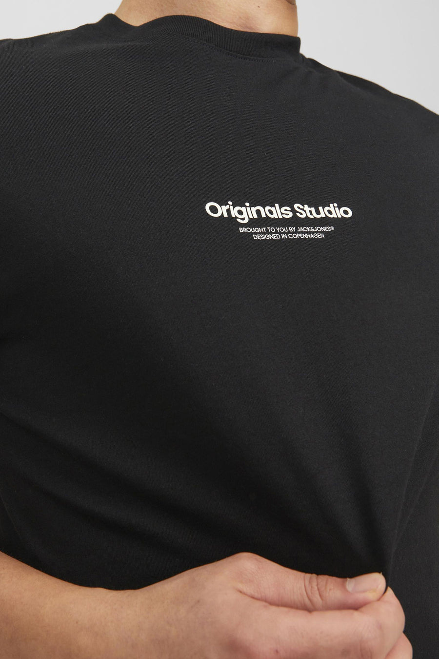 T-shirt (korte mouwen) Zwart - ORIGINALS BY JACK & JONES