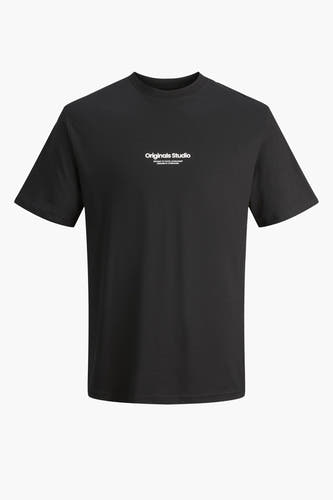 T-shirt (korte mouwen) Zwart - ORIGINALS BY JACK & JONES