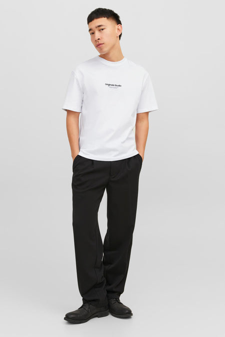 T-shirt (korte mouwen) Wit - ORIGINALS BY JACK & JONES