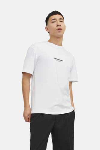 T-shirt (korte mouwen) Wit - ORIGINALS BY JACK & JONES
