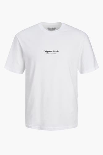 T-shirt (korte mouwen) Wit - ORIGINALS BY JACK & JONES