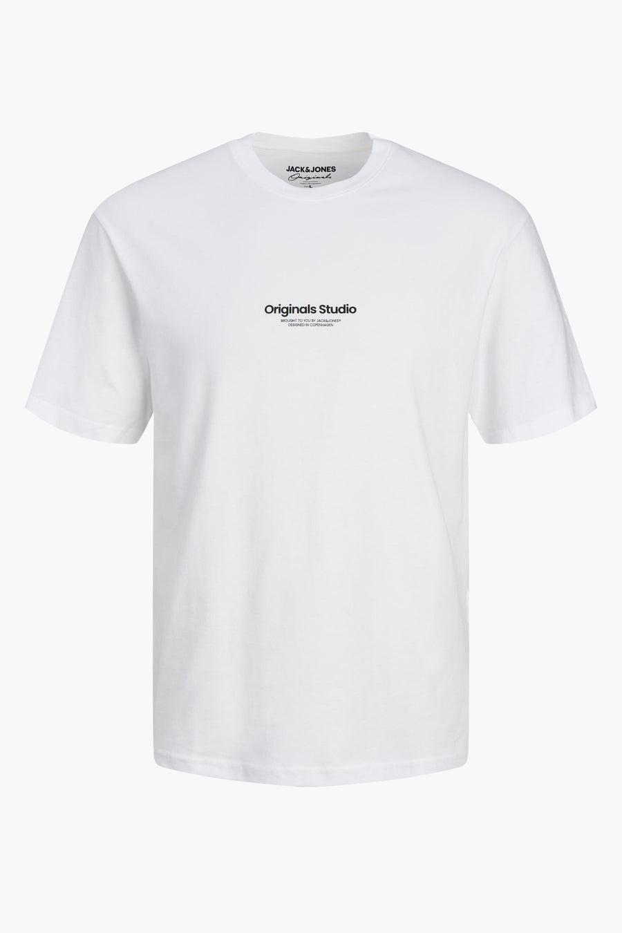 T-shirt (korte mouwen) Wit - ORIGINALS BY JACK & JONES