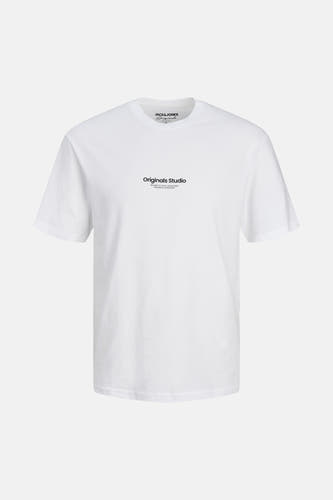 T-shirt (korte mouwen) Wit - ORIGINALS BY JACK & JONES