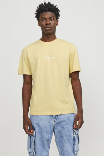 T-shirt (korte mouwen) Geel - ORIGINALS BY JACK & JONES