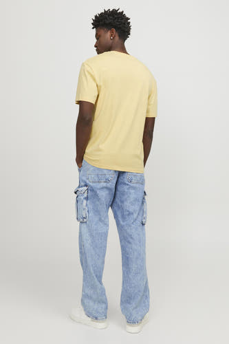 T-shirt (korte mouwen) Geel - ORIGINALS BY JACK & JONES