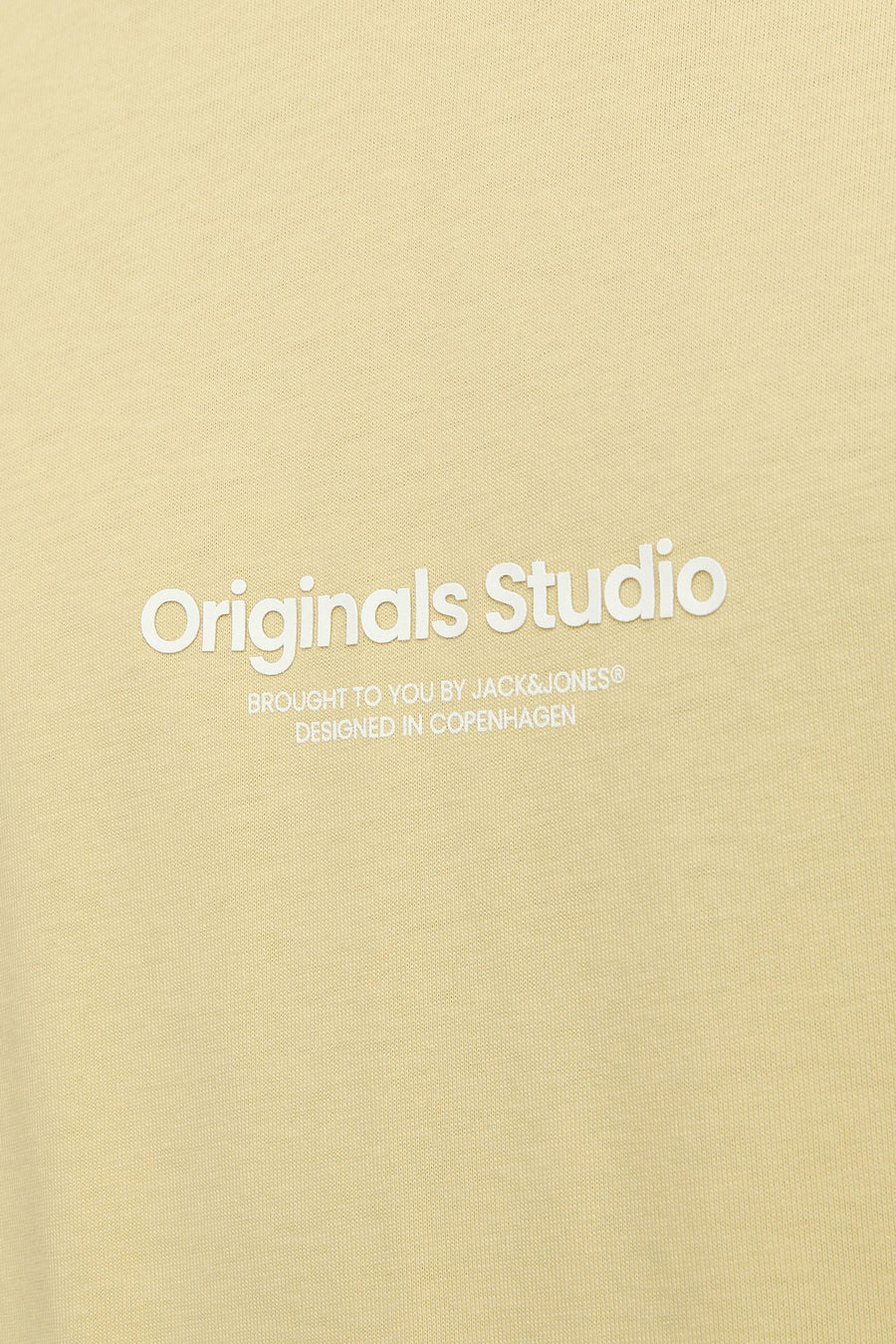 T-shirt (korte mouwen) Geel - ORIGINALS BY JACK & JONES