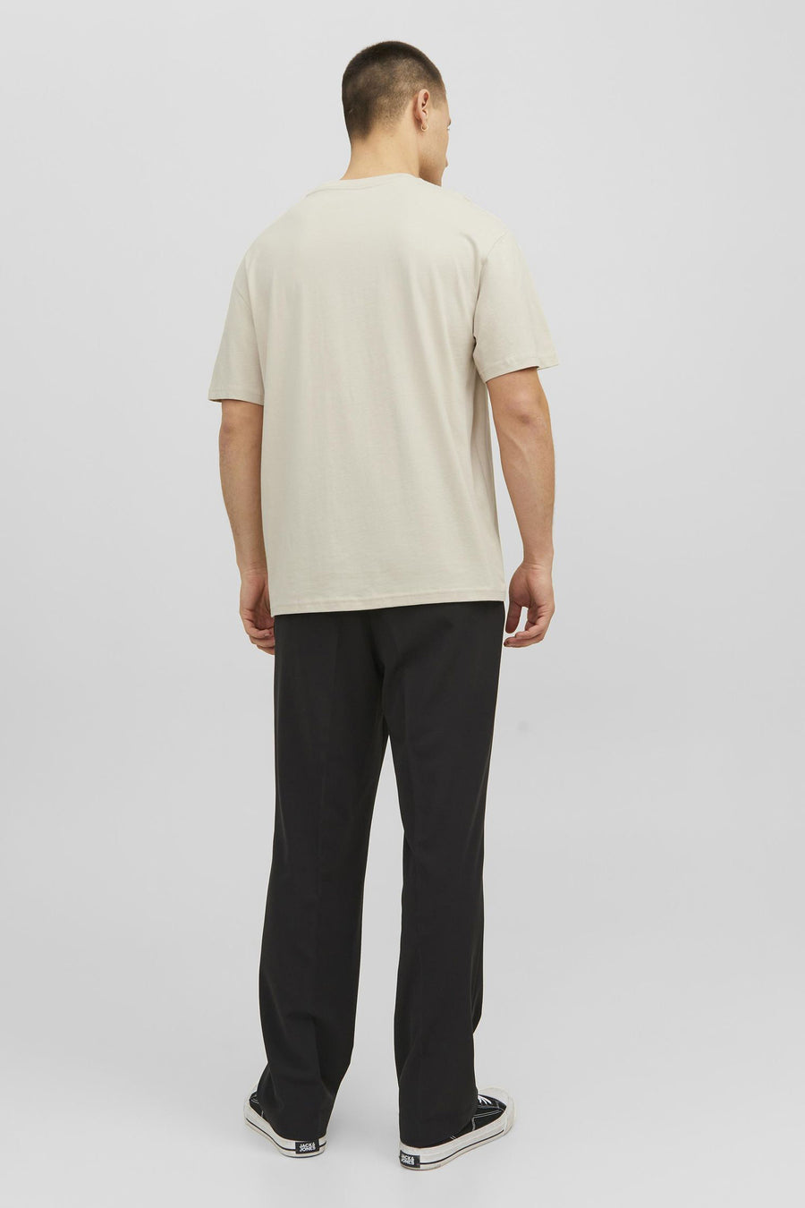 T-shirt (korte mouwen) Ecru - ORIGINALS BY JACK & JONES