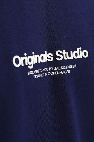 T-shirt (korte mouwen) Blauw - ORIGINALS BY JACK & JONES