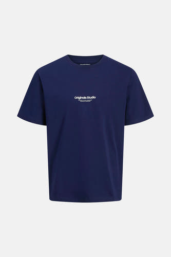 T-shirt (korte mouwen) Blauw - ORIGINALS BY JACK & JONES