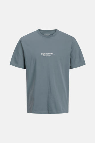 T-shirt (korte mouwen) Blauw - ORIGINALS BY JACK & JONES