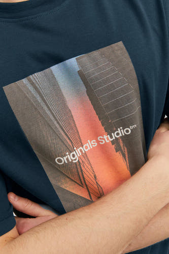 T-shirt (korte mouwen) Groen - ORIGINALS BY JACK & JONES