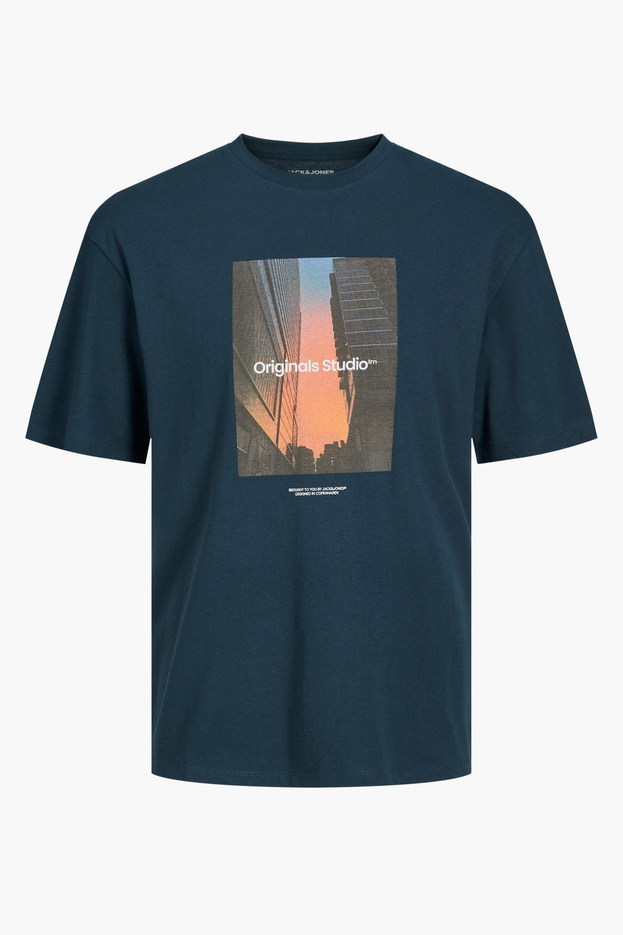 T-shirt (korte mouwen) Groen - ORIGINALS BY JACK & JONES