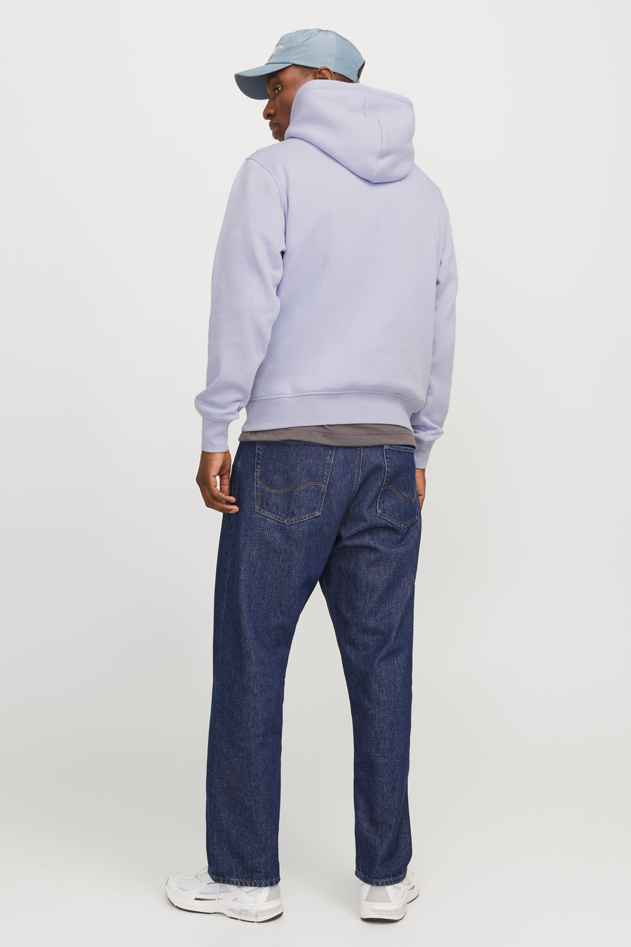 Sweater met kap Paars - ORIGINALS BY JACK & JONES