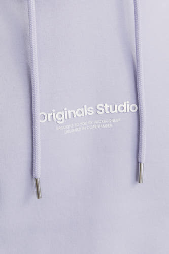 Sweater met kap Paars - ORIGINALS BY JACK & JONES