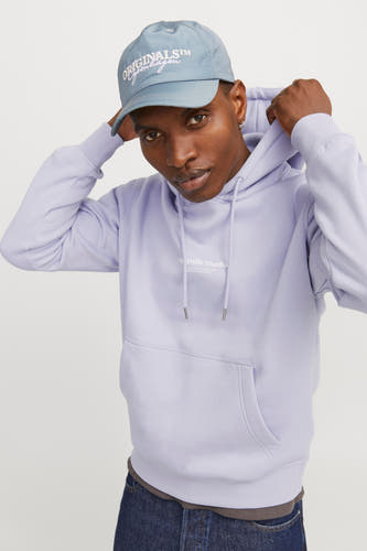 Sweater met kap Paars - ORIGINALS BY JACK & JONES