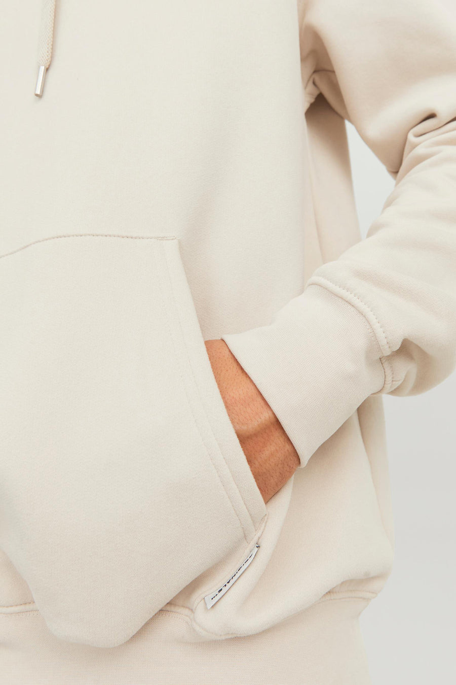 Sweater met kap Ecru - ORIGINALS BY JACK & JONES