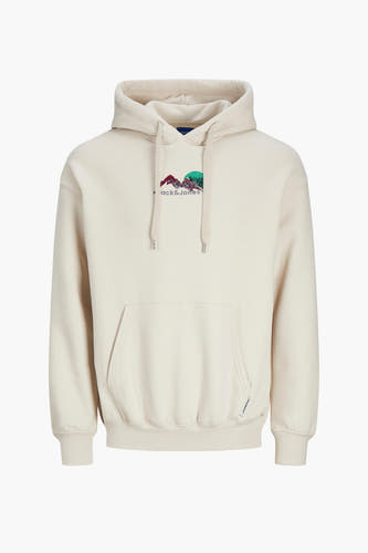 Sweater met kap Ecru - ORIGINALS BY JACK & JONES