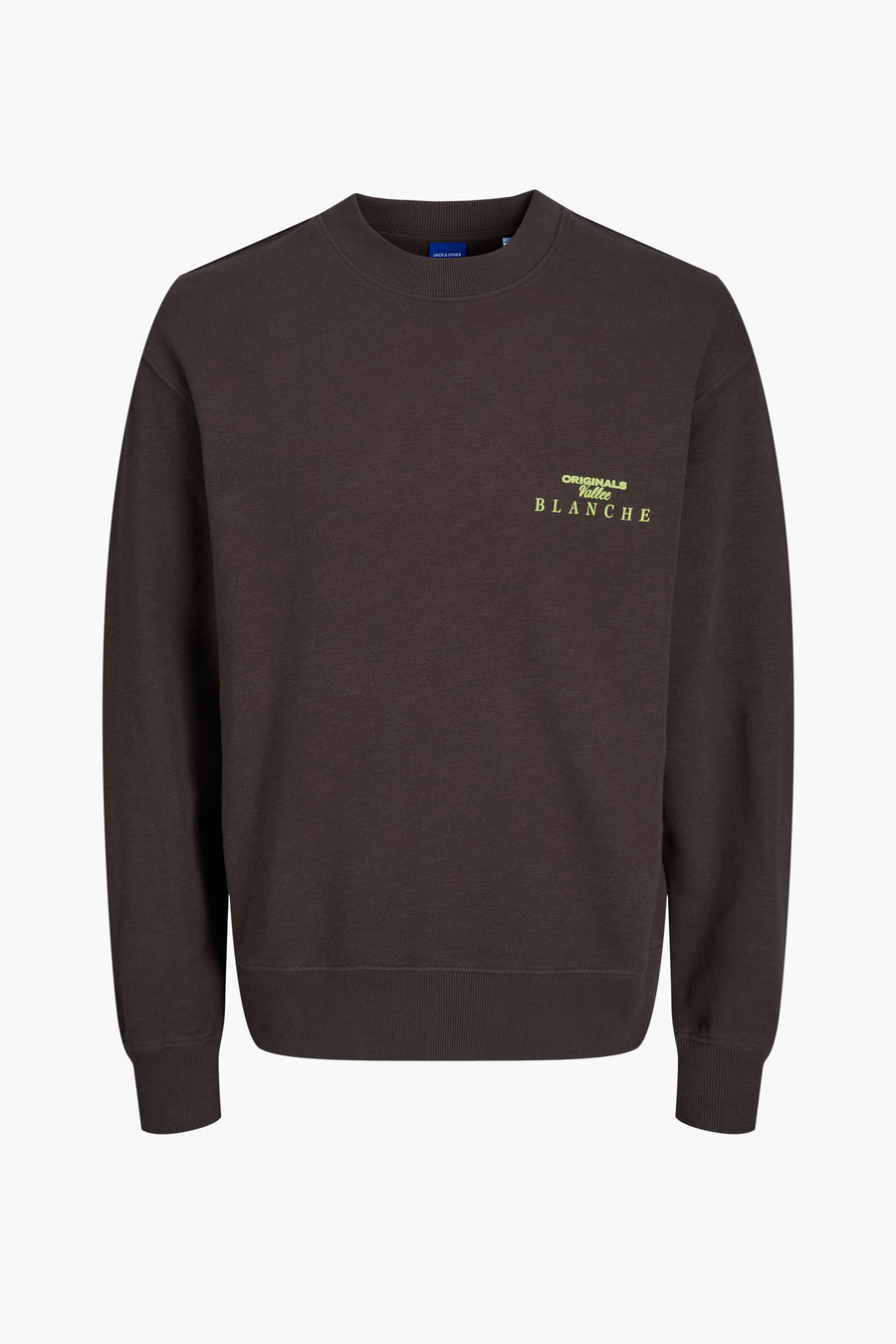 Sweater met ronde hals Bruin - ORIGINALS BY JACK & JONES