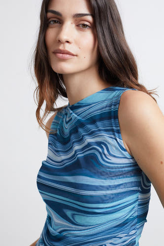 Top (zonder mouwen) Blauw - 24 colours GmbH